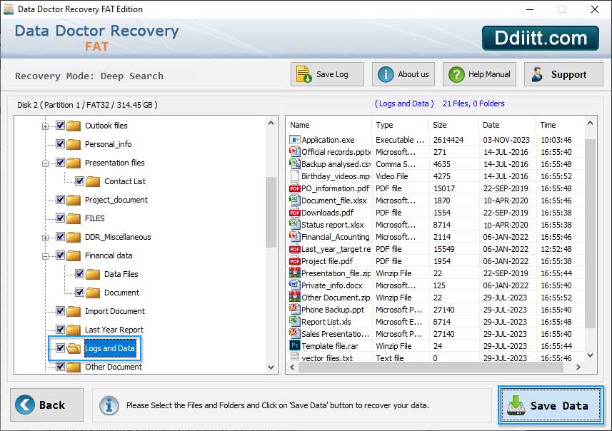 FAT Files Recovery Software