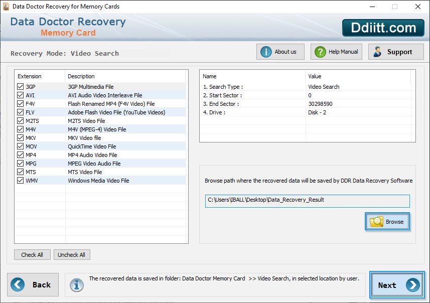 Memory Card Files Recovery Software