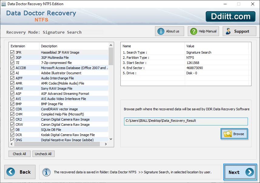 NTFS Files Recovery Software